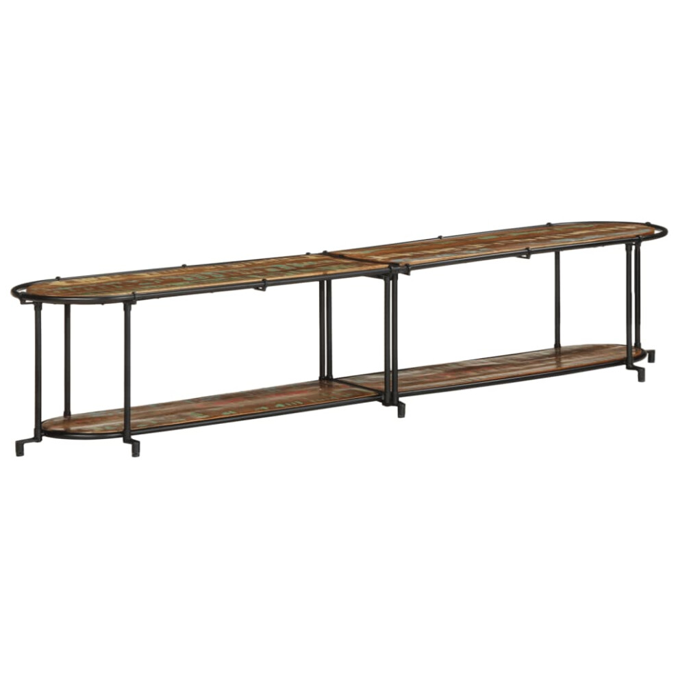 Vidaxl Tv Cabinet Tv Stand Tv Unit Entertainment Centre Solid Wood Reclaimed
