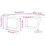 VidaXL vidaXL Basin Shelf Wall Mounted Bathroom Countertop Steel and Solid Wood Beech 4