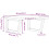 VidaXL vidaXL Basin Shelf Wall Mounted Bathroom Countertop Steel and Solid Wood Beech 11