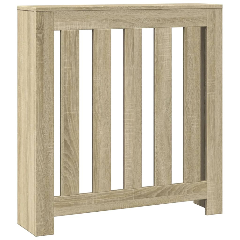 Vidaxl Radiator Cover Heater Cover Radiator Shelf Sonoma Oak Engineered Wood