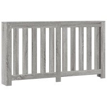 vidaXL Radiator Cover Heater Cover Radiator Shelf Grey Sonoma Engineered Wood
