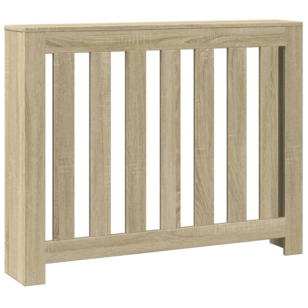 Vidaxl Radiator Cover Heater Cover Radiator Shelf Sonoma Oak Engineered Wood