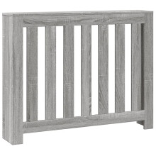vidaXL Radiator Cover Heater Cover Radiator Shelf Grey Sonoma Engineered Wood