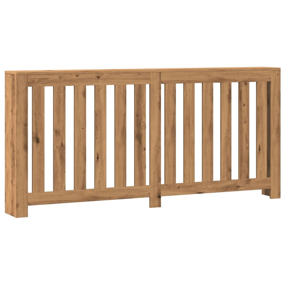 vidaXL Radiator Cover Heater Cover Radiator Shelf Artisian Oak Engineered Wood