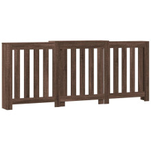 vidaXL Radiator Cover Heater Cover Radiator Shelf Brown Oak Engineered Wood
