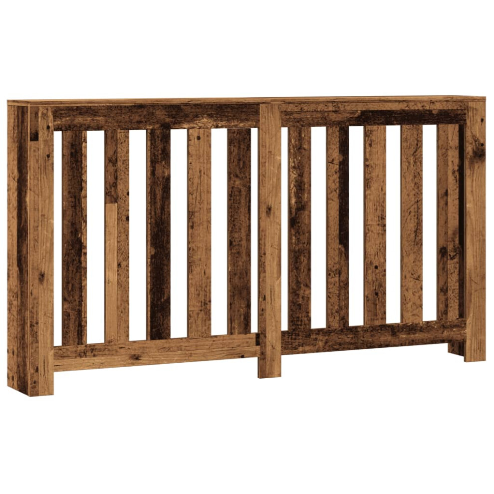 Vidaxl Radiator Cover Heater Cover Radiator Shelf Old Wood Engineered Wood