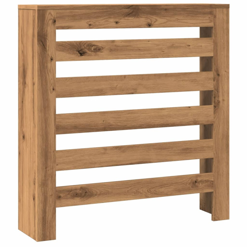 vidaXL Radiator Cover Heater Cover Radiator Shelf Artisian Oak Engineered Wood