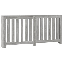 vidaXL Radiator Cover Heater Cover Radiator Shelf Grey Sonoma Engineered Wood