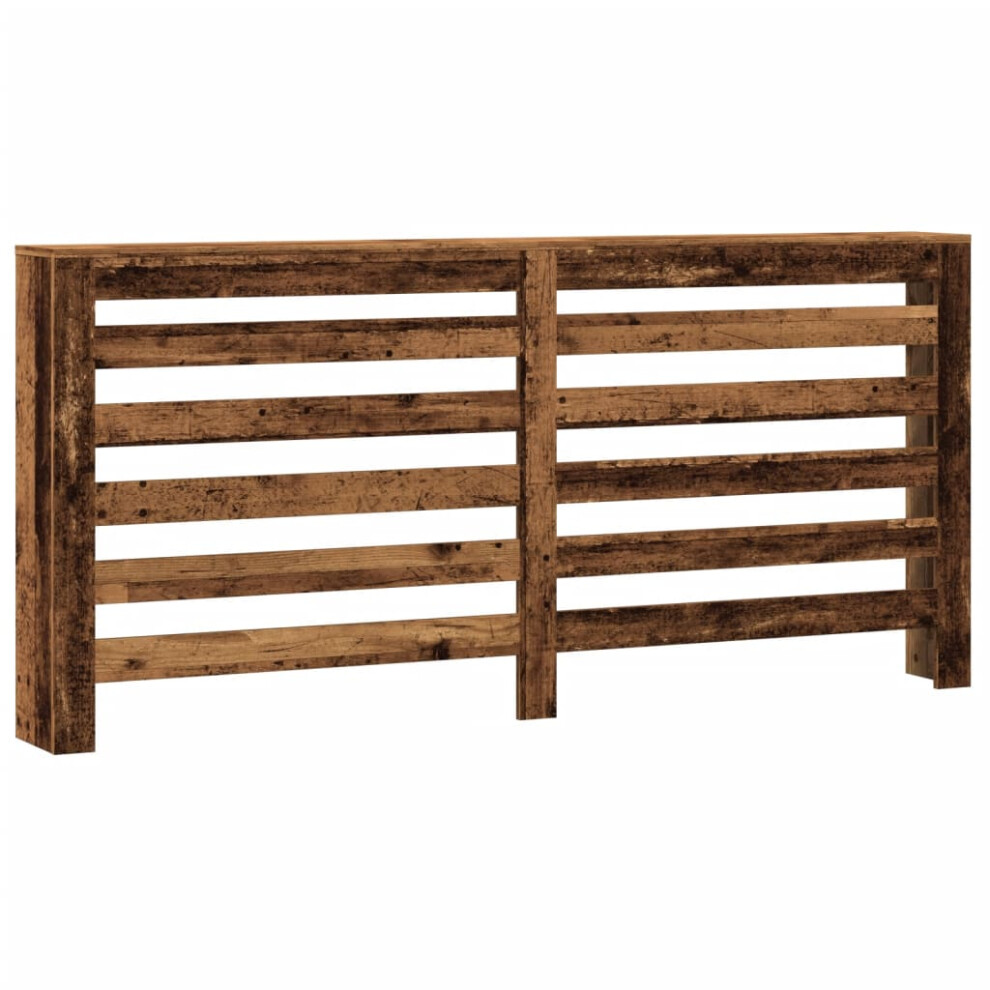 vidaXL Radiator Cover Heater Cover Radiator Shelf Old Wood Engineered Wood