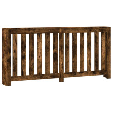 vidaXL Radiator Cover Heater Cover Radiator Shelf Smoked Oak Engineered Wood