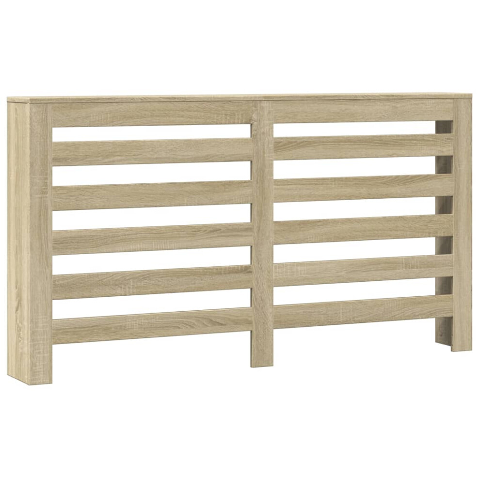 Vidaxl Radiator Cover Heater Cover Radiator Shelf Sonoma Oak Engineered Wood