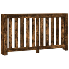 vidaXL Radiator Cover Heater Cover Radiator Shelf Smoked Oak Engineered Wood