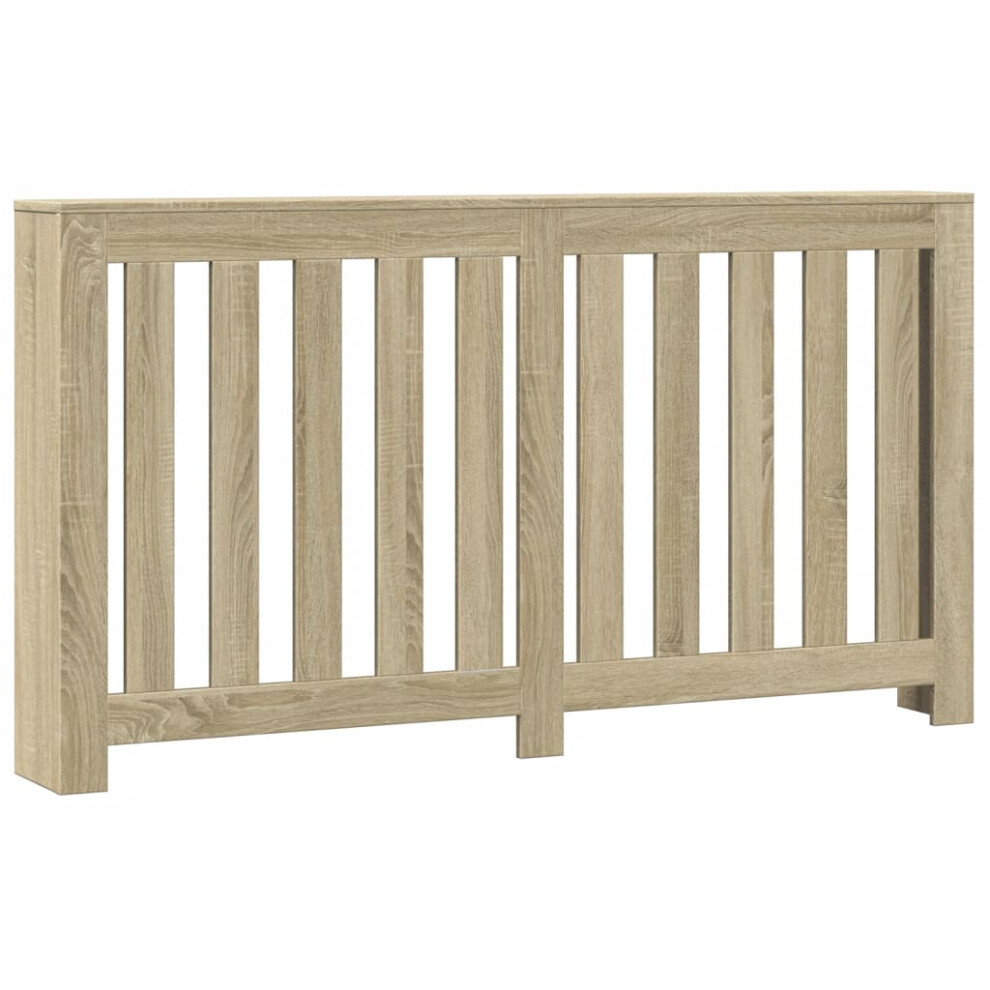 Vidaxl Radiator Cover Heater Cover Radiator Shelf Sonoma Oak Engineered Wood