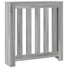 vidaXL Radiator Cover Heater Cover Radiator Shelf Grey Sonoma Engineered Wood