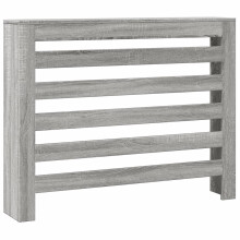 vidaXL Radiator Cover Heater Cover Radiator Shelf Grey Sonoma Engineered Wood