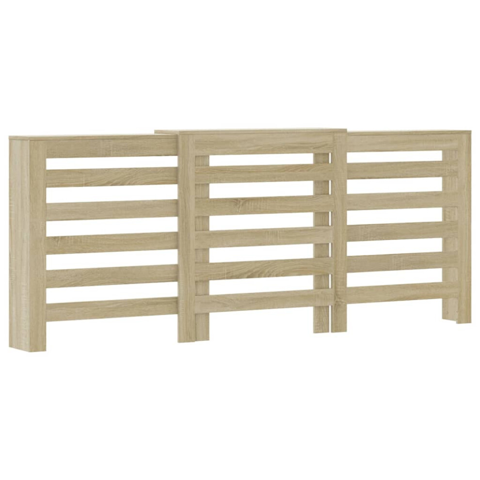 Vidaxl Radiator Cover Heater Cover Radiator Shelf Sonoma Oak Engineered Wood