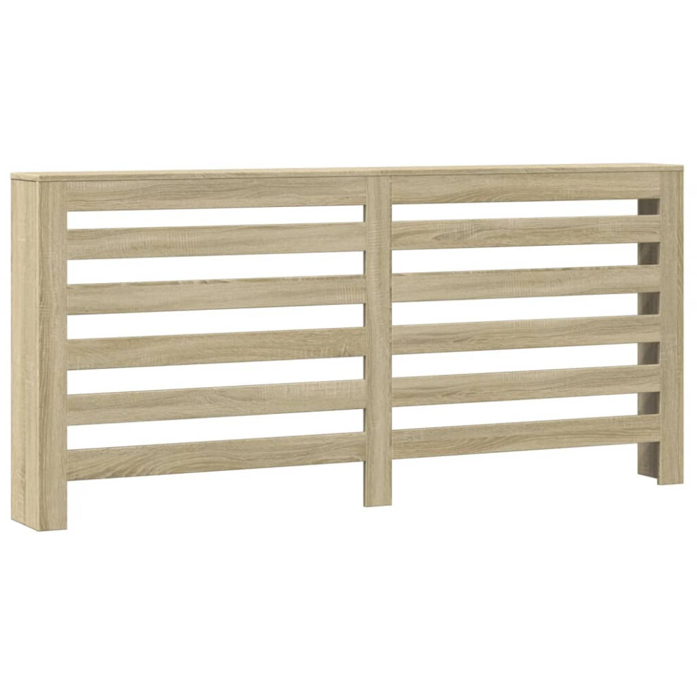 Vidaxl Radiator Cover Heater Cover Radiator Shelf Sonoma Oak Engineered Wood