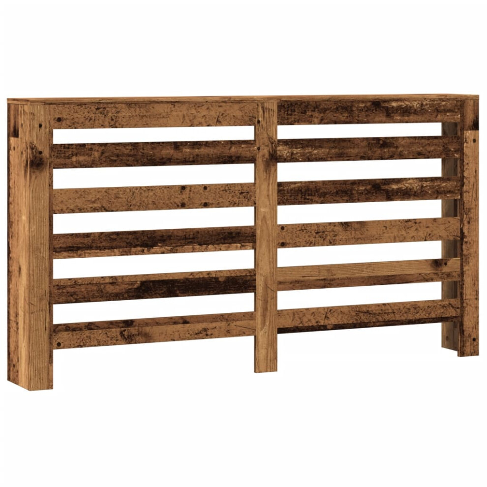 Vidaxl Radiator Cover Heater Cover Radiator Shelf Old Wood Engineered Wood