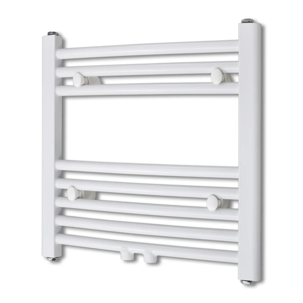 Bathroom Heating Towel Rail Radiator Towel Rack Holder Curve 480 x 480 mm