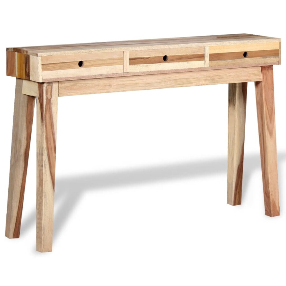 Vidaxl Wooden Console Table Side Entry Hallway Hall Table Solid Reclaimed Wood