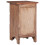 VidaXL vidaXL Bedside Cabinet Nightstand Bed Table Side Table Solid Mahogany Wood 5