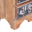 VidaXL vidaXL Bedside Cabinet Nightstand Bed Table Side Table Solid Mahogany Wood 8