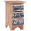 VidaXL vidaXL Bedside Cabinet Nightstand Bed Table Side Table Solid Mahogany Wood 1