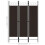 VidaXL vidaXL 3-Panel Room Divider Brown 120x180 cm Wall Partition Screen Separator 4