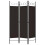 VidaXL vidaXL 3-Panel Room Divider Brown 120x180 cm Wall Partition Screen Separator 2