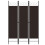 VidaXL vidaXL 3-Panel Room Divider Brown 120x180 cm Wall Partition Screen Separator 1