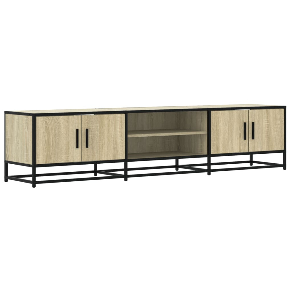 Vidaxl Tv Cabinet Tv Stand Media Cabinet Tv Unit Sonoma Oak Engineered Wood