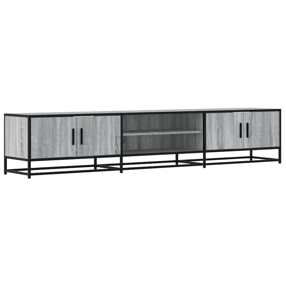 Vidaxl Tv Cabinet Tv Stand Media Cabinet Tv Unit Grey Sonoma Engineered Wood