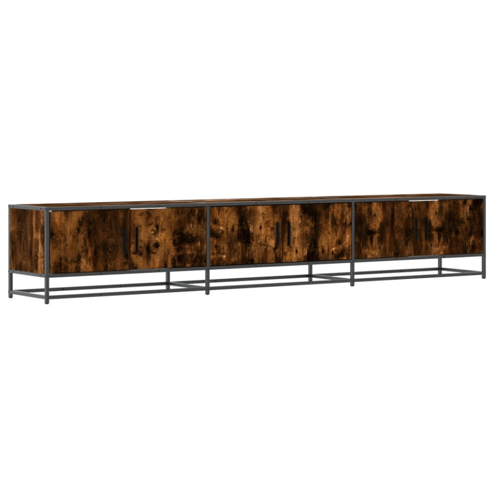 Vidaxl Tv Cabinet Tv Stand Media Cabinet Tv Unit Smoked Oak Engineered Wood