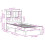 VidaXL vidaXL Bed Frame without Mattress White 75x190 cm Small Single Solid Wood Pine 4