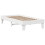 VidaXL vidaXL Bed Frame without Mattress White 75x190 cm Small Single Solid Wood Pine 5