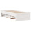 VidaXL vidaXL Bookcase Bed without Mattress Bed Base White 90x200 cm Solid Wood Pine 7