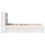 VidaXL vidaXL Bookcase Bed without Mattress Bed Base White 90x200 cm Solid Wood Pine 10