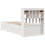 VidaXL vidaXL Bookcase Bed without Mattress Bed White Small Single Solid Wood Pine 11