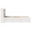VidaXL vidaXL Bookcase Bed without Mattress Bed White Small Single Solid Wood Pine 10