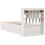 VidaXL vidaXL Bookcase Bed without Mattress Bed Base White 90x200 cm Solid Wood Pine 11