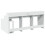 VidaXL vidaXL Desk with LED Lights Writing Table Working Table White Engineered Wood 8