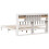 VidaXL vidaXL Bookcase Bed without Mattress Bed Base White 180x200cm Solid Wood Pine 6