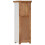 VidaXL vidaXL Solid Wood Mango and Acacia Highboard Brown&White Book Side Cabinet 5