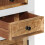 VidaXL vidaXL Solid Wood Mango and Acacia Highboard Brown&White Book Side Cabinet 8