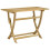 VidaXL vidaXL Folding Garden Table Outdoor Table Patio Dining Table Solid Wood Acacia 6