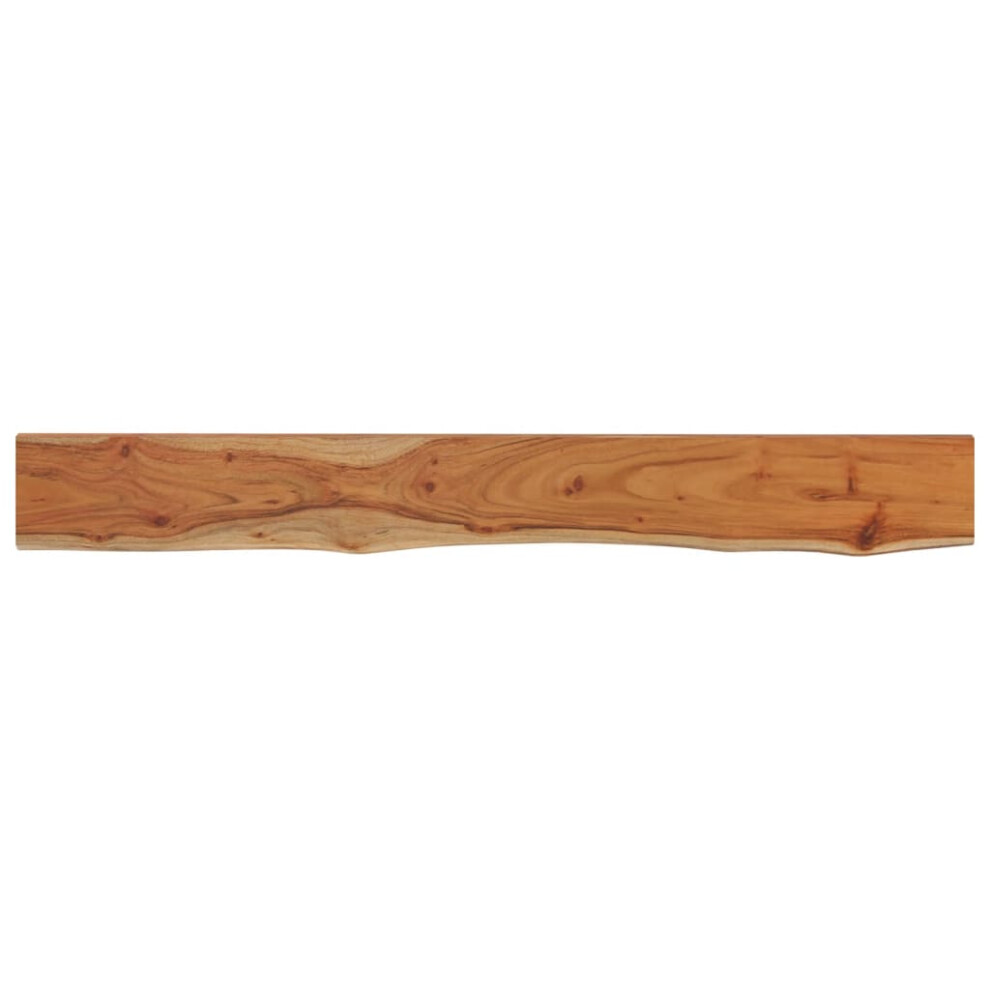 Vidaxl Wall Shelf Floating Shelf Rack Rectangular Solid Wood Acacia Live Edge