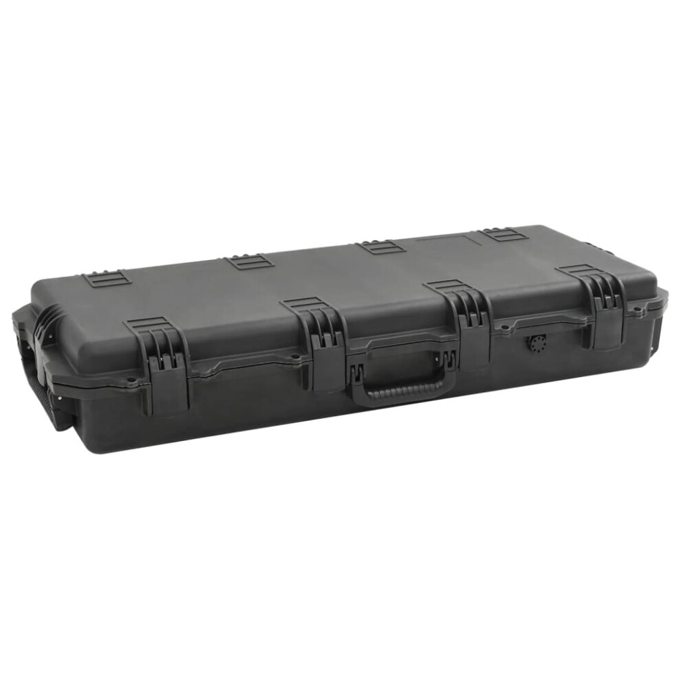 vidaXL Portable Flight Case Portable Protective Case Hard Camera Case Black PP