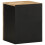 VidaXL vidaXL Bathroom Hanging Cabinet Wall Mounted Cabinet Black Solid Wood Mango 5