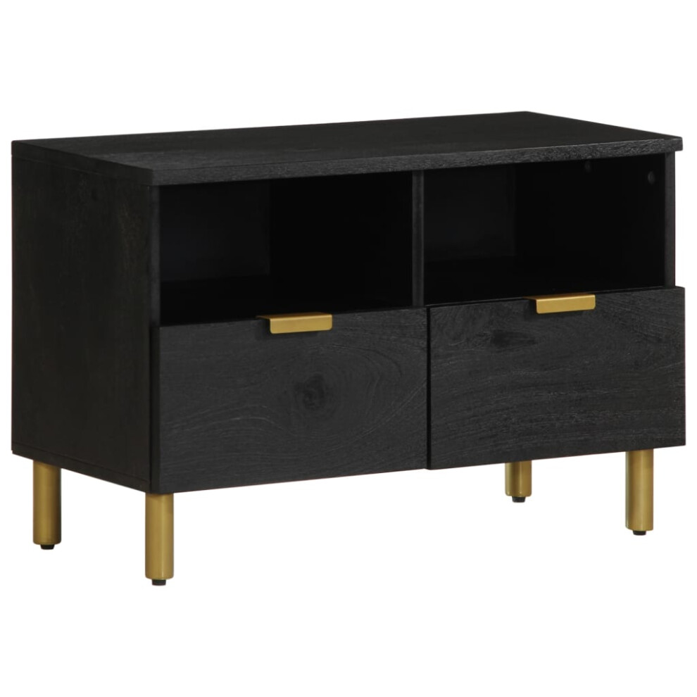 Vidaxl Tv Cabinet Tv Stand Hifi Media Cabinet Tv Unit Black Engineered Wood