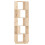 VidaXL vidaXL Solid Wood Pine Book Cabinet/Room Divider Storage Rack Book Stand Shelf 2